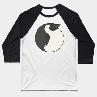Bird Balls:  Emperor Penguin Baseball T-Shirt